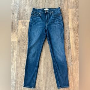 Madewell Women's Size 28 Jeans Curvy High Rise Skinny Denim Blue Casual